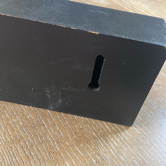 NEW! Shabby Chic Love Story Black Distressed Wood Wall Sign - Picture 4 of 7